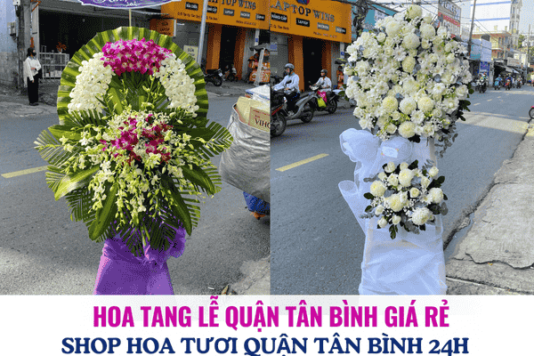 Hoa Tang lễ quận Tân Bình giá rẻ – Phục vụ 24/7